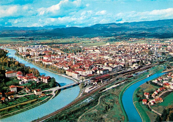 Celje Cilli Fliegeraufnahme