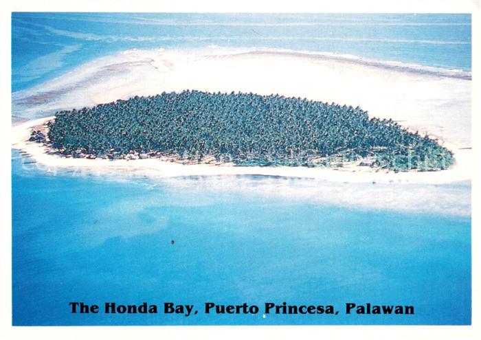 Honda Bay Puerto Princesa Philippinen Fliegeraufnahme