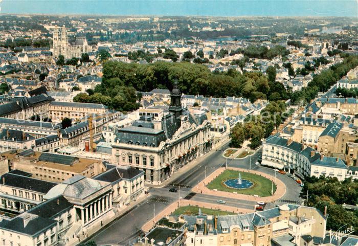 Tours 37 Laplace Jean Jaures le palais de justice et l’hotel de ville La cathedr