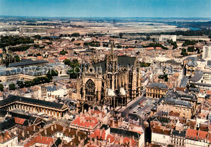 Metz  57 Moselle La Cathedrale Vue aerienne