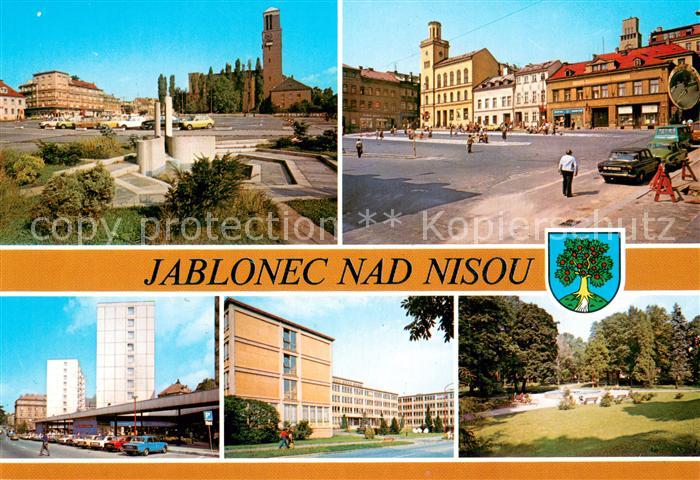 Jablonec nad Nisou Gablonz Neisse CZ Okresni mesto a letovisko v udoli Bile Nisy