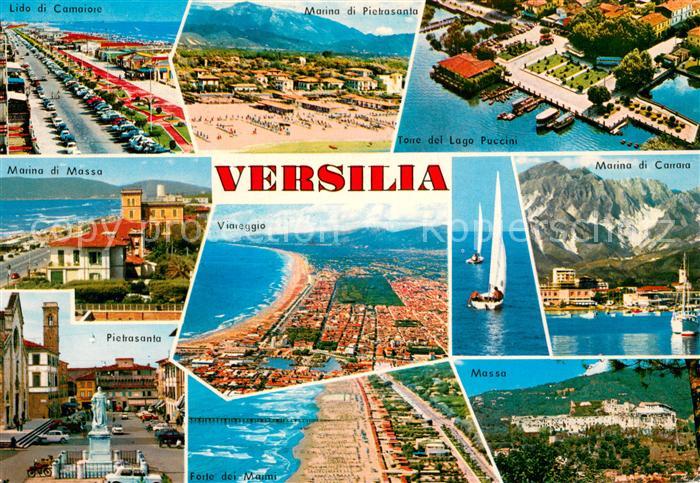 Versilia Lido di Camaiore Marina di Pietrasanta Torre del Lago Puccini Marina di