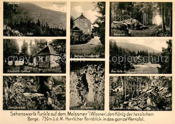 Meissner Kalbe Schutzhuette Viehhaus Stinksteinwand Kurhaus Schwalbental Kitzkam