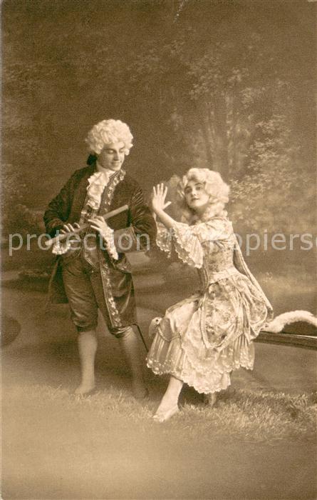 Foto Amag Nr. Serie 61134 Mann und Frau bei flötte sp