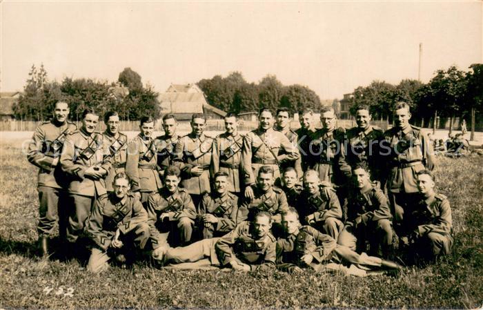 Militaria Schweiz Gruppen Foto