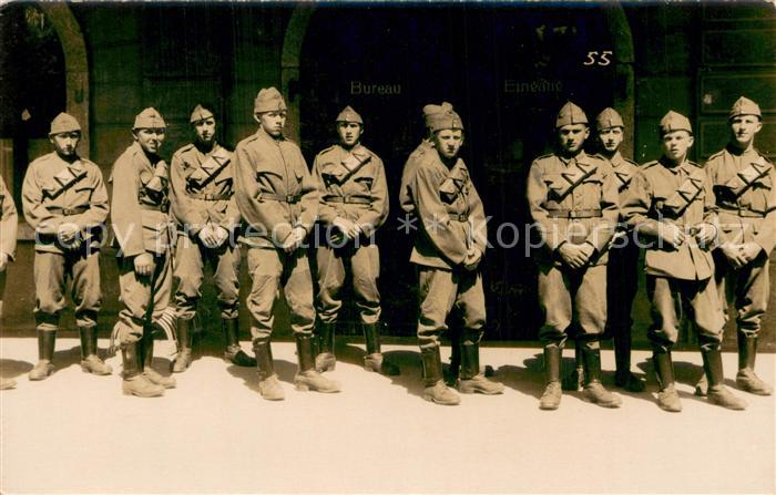 Militaria Schweiz Soldaten foto
