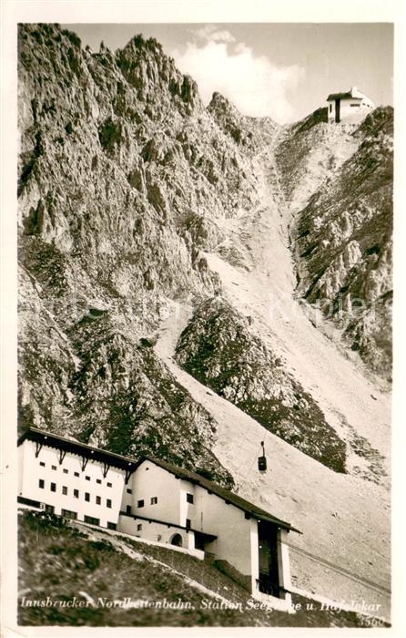 Seilbahn Cable-Car Telepherique Innsbrucker Nordkettenbahn