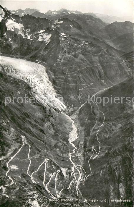 Gletscher Rhonegletscher mit Grimsel