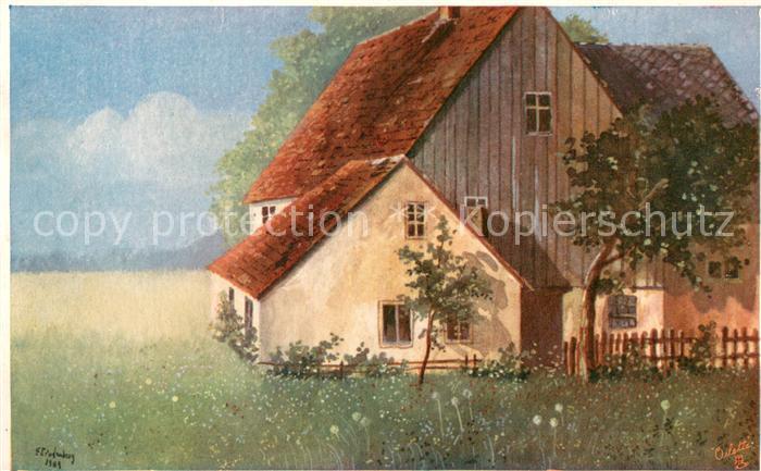 Verlag Tucks Oilette Serie Haus