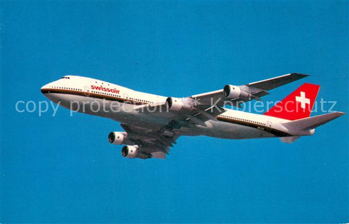 Flugzeuge Zivil Swissair Boeing 747 B