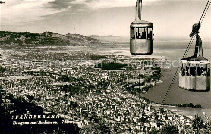 Seilbahn Cable-Car Telepherique Pfaenderbahn Bregenz Bodensee