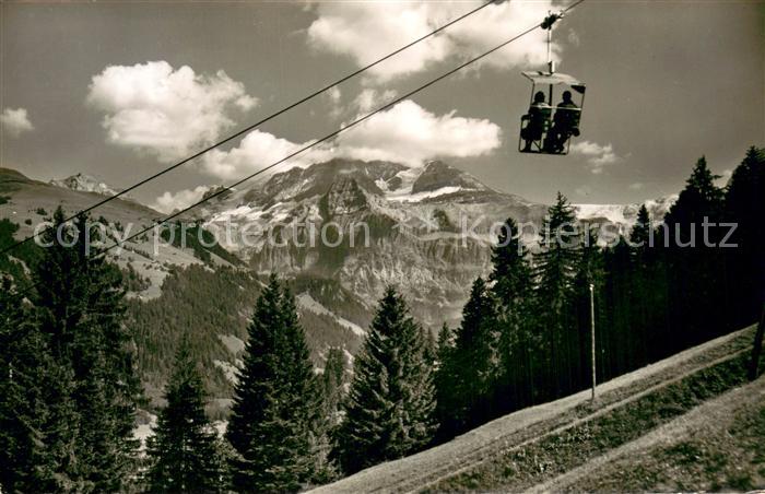 Sessellift Chairlift Telesiege Lenk i. S. Sessellbahn Betelberg bWildstrubel