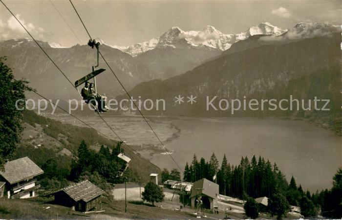Sessellift Chairlift Telesiege Sportbahn Beatenberg Niederhorn