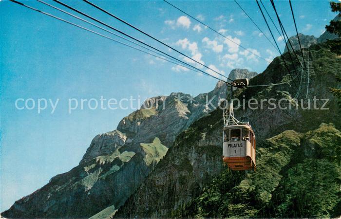Seilbahn Cable-Car Telepherique Luftseilbahn Telepherique Aerial Cabelway Kriens