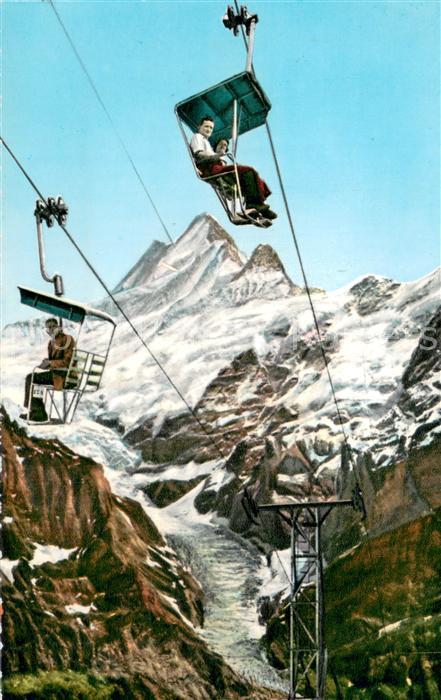 Sessellift Chairlift Telesiege Grindelwald First Bahn Schreckhoerner Oberer Glet