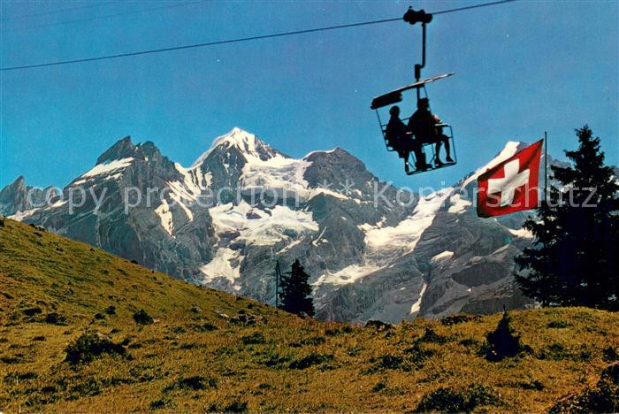 Sessellift Chairlift Telesiege Sesselbahn Kandersteg Oeschinen Bluemlisalp