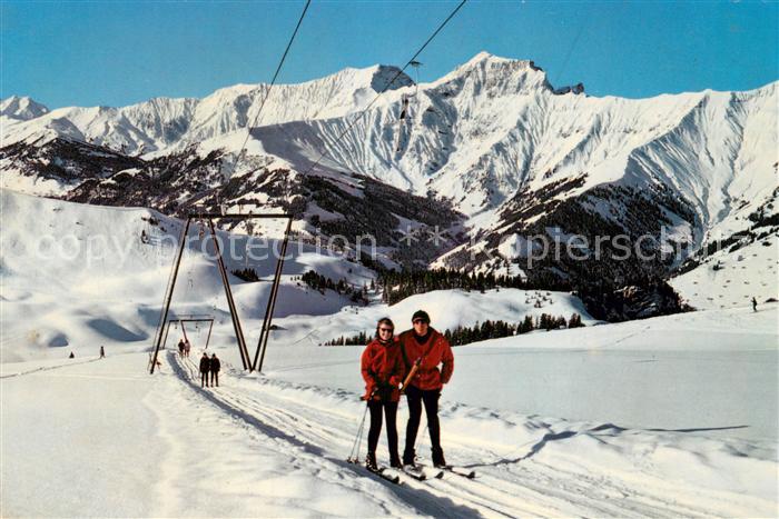 Skilift Schlepplift Remontees-Mecaniques Skilift Elsigenalp bei Frurigen