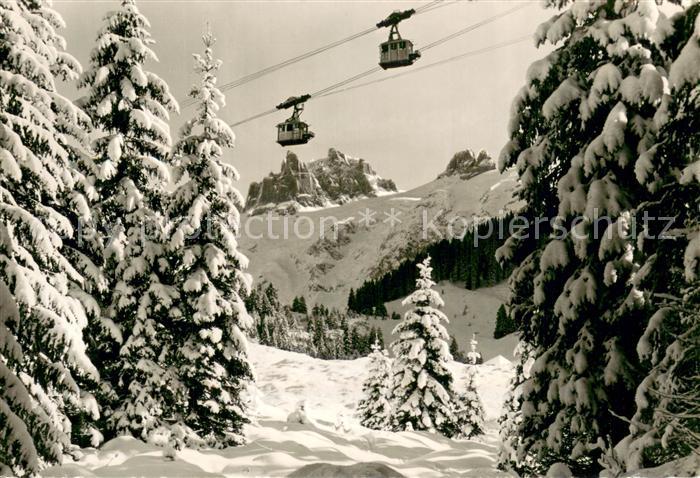Seilbahn Cable-Car Telepherique Luftseilbahn Gerschnialp Truebsee