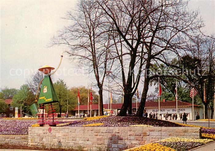 Gartenbauaustellung Hamburg 1963 IGA Gertner Haupteingang