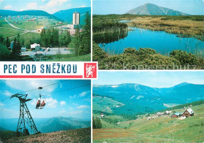 Sessellift Chairlift Telesiege Pec Pod Snezkou