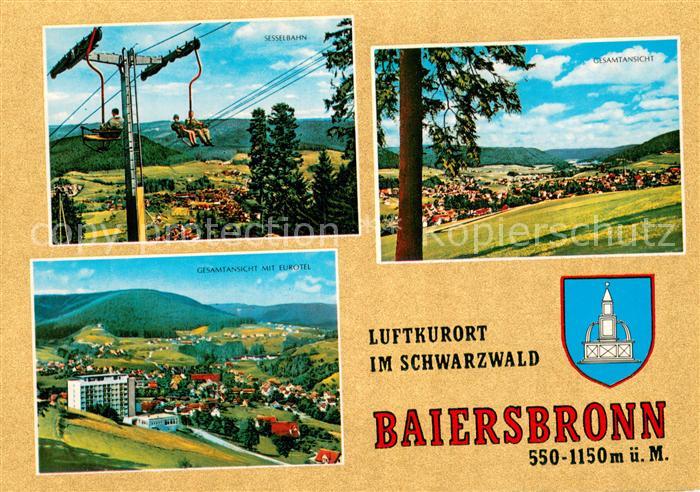 Sessellift Chairlift Telesiege Baiersbronn Schwarzwald