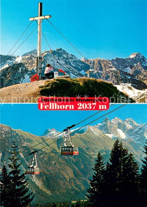 Seilbahn Cable-Car Telepherique Fellhorn Allgaeuer Alpen
