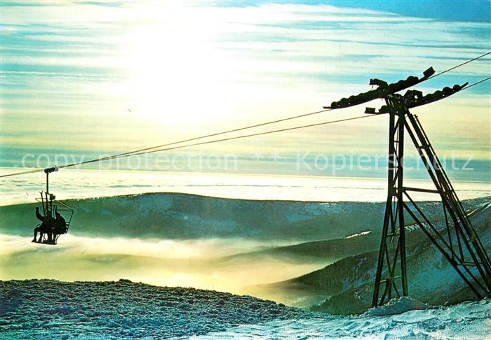 Sessellift Chairlift Telesiege Krkonose Seilbahn Schneekoppe