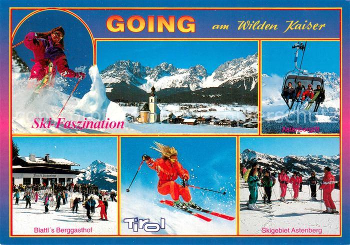 Sessellift Chairlift Telesiege Going am Wilden Kaiser