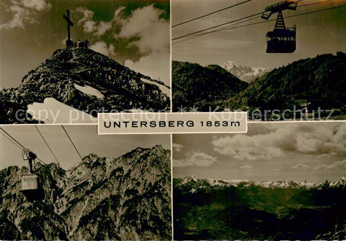 Seilbahn Cable-Car Telepherique Untersberg
