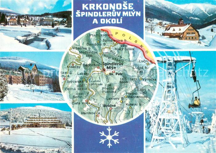 Sessellift Chairlift Telesiege Stredni Krkonose