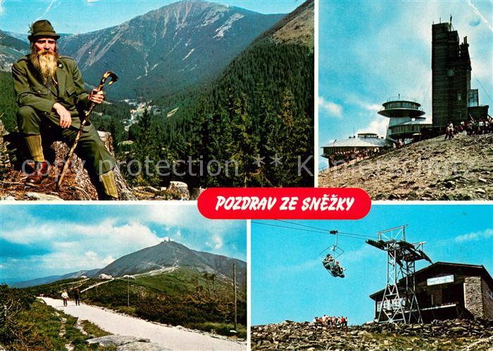 Sessellift Chairlift Telesiege Krkonose Snezka