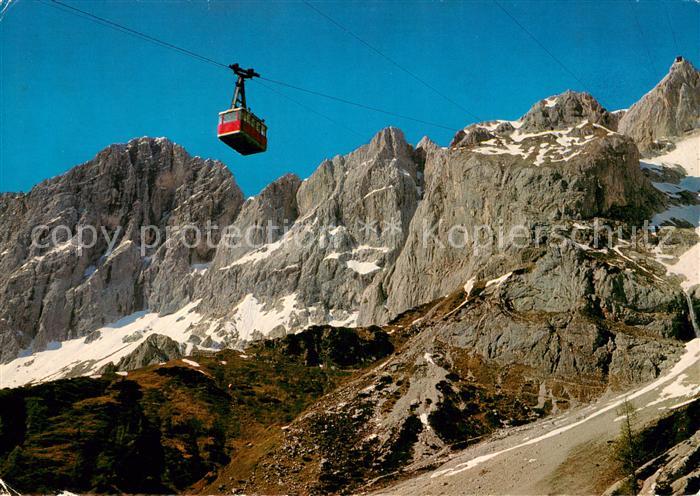 Seilbahn Cable-Car Telepherique Dachsteinsuedwandseilbahn Tuerlwandhuette Hunerk