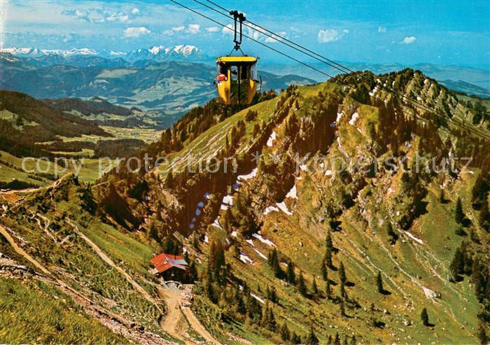 Seilbahn Cable-Car Telepherique Hochgratbahn Oberstaufen Steibis Altmann Saentis