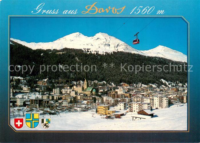 Seilbahn Cable-Car Telepherique Davos Luftseilbahn Jakobshorn
