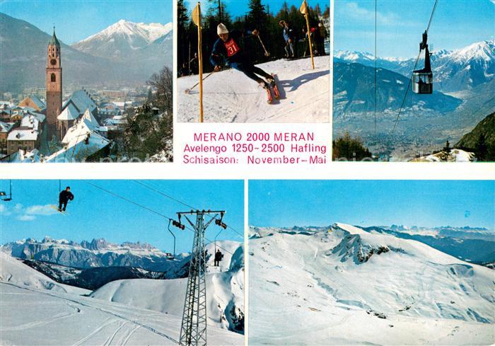 Seilbahn Cable-Car Telepherique Meran Avelengo