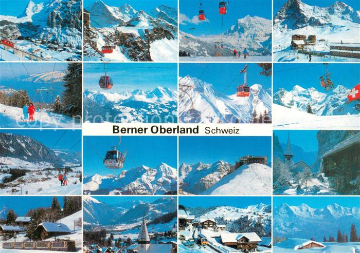 Seilbahn Cable-Car Telepherique Berner Oberland Muerren Maennlichen Grindelwald