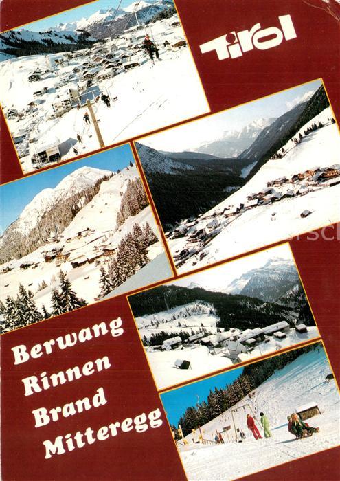 Sessellift Chairlift Telesiege Berwang Rinnen Brand Mitteregg Tirol