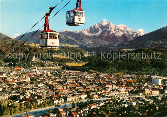 Seilbahn Cable-Car Telepherique Innsbruck nordkettenbahn Serles