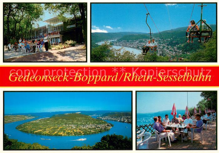 Sessellift Chairlift Telesiege Sesselbahn Bergrestourant Gedeonseck Boppard