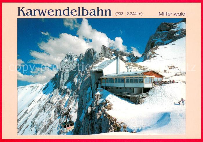 Seilbahn Cable-Car Telepherique Karwandelbahn Mittenwald