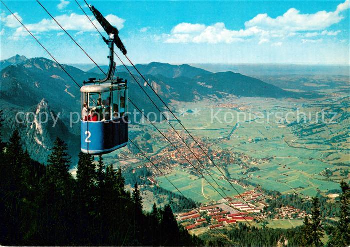 Seilbahn Cable-Car Telepherique Passionsdorf Oberammergau Fofel