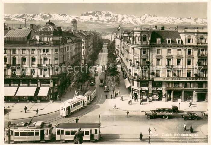 Strassenbahn Zuerich Bahnhof