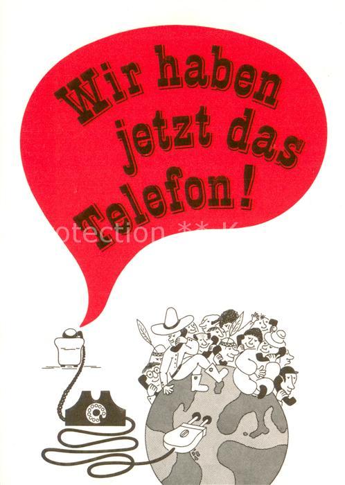 Telefon Wir haben jetzt Telefon