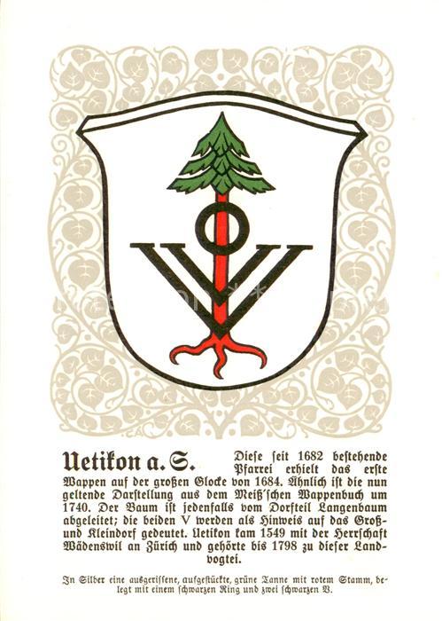 Wappenkarte Uetikon Zuericher Wappen