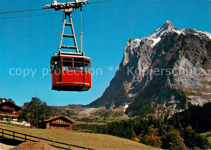 Seilbahn Cable-Car Telepherique Grindelwald Pfingstegg Wetterhorn