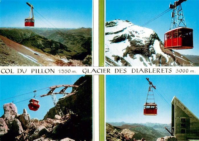 Seilbahn Cable-Car Telepherique Col du Pillon Pierres Pointes