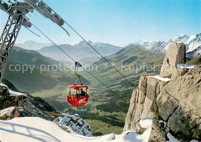 Seilbahn Cable-Car Telepherique Les Diablerets