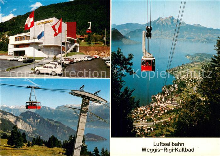 Seilbahn Cable-Car Telepherique Luftseilbahn Weggis Rigi Kaltbad
