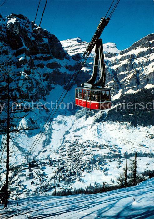 Seilbahn Cable-Car Telepherique Leukerbad Luftseilbahn Torrent