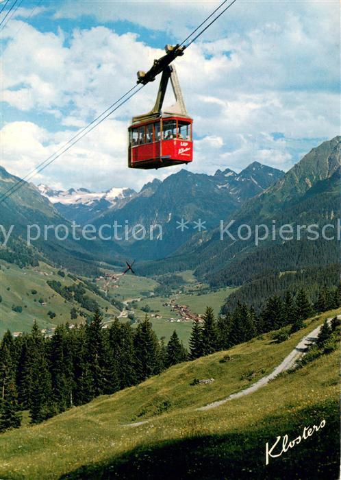 Seilbahn Cable-Car Telepherique Luftseilbahn Klosters Gotschnagrat Silvretta